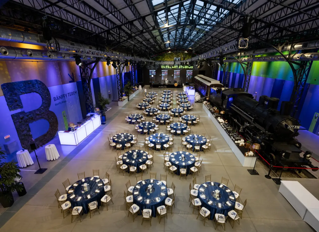 Main Event Hall, Bánffy Theatre, Dining Car, and Coal Car